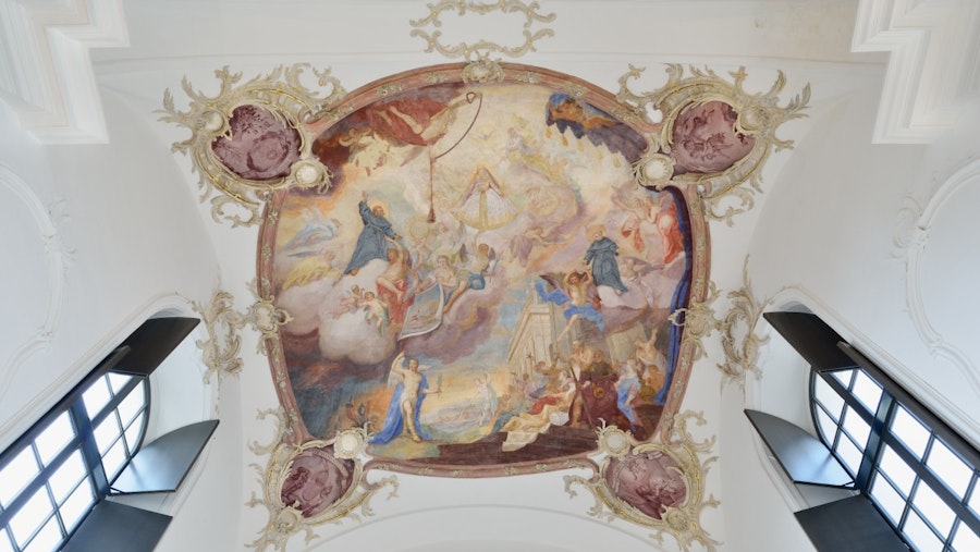 Minoriti Church - ceiling fresco